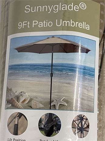 New 9' Patio Umbrella