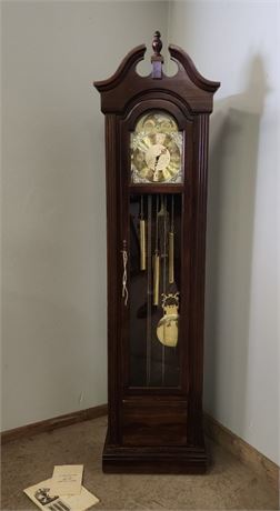 Viking Black Forest Grandfather Clock⏰10x17x78