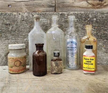 Antique Glass Bottles