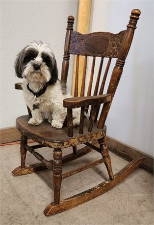 Antique Children's Rocking Chair