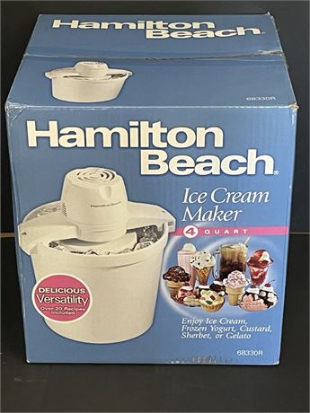 4qt. Hamilton Beach Ice Cream Maker