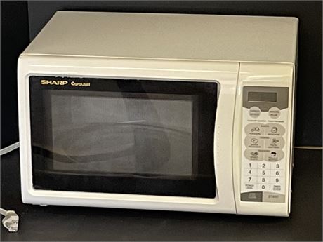 Clean Sharp Carousel Microwave - 18x23x25