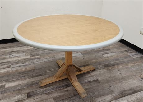 Round Table for Office of Shop w/ Modified Base - 48" Diameter