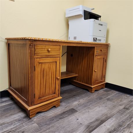 Nice Wood Office Desk - 56x24x30 (Printer not included, Desk only!)