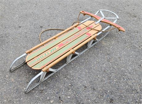 Vintage Hiawatha Meteor Runner Sled - 54"➡️