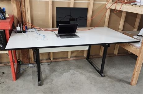 Table Only - White Shop/Crafting Work Table/Desk - 72x37x30