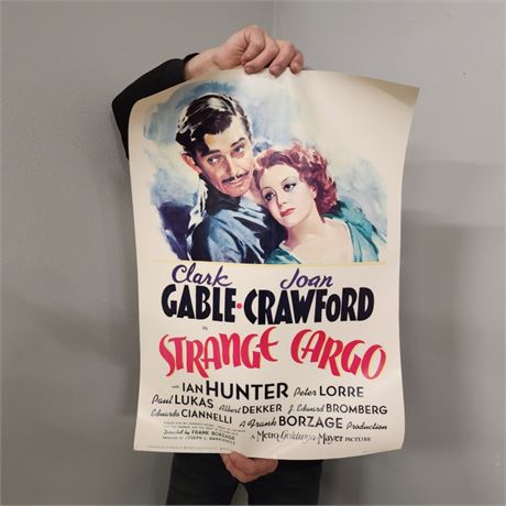 Clark Gable & Joan Crawford Movie Poster - 20x28