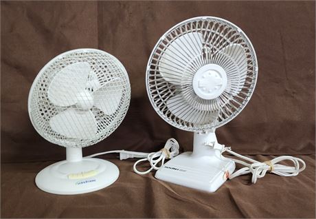 Small Portable Fan Pair