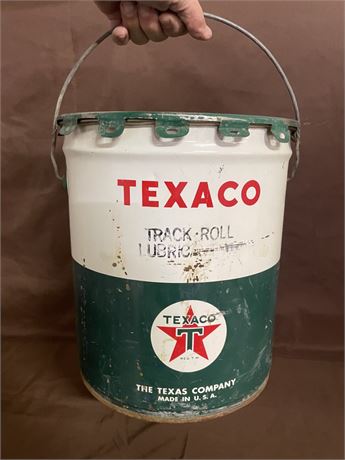 Vintage Clean Texaco Grease Can