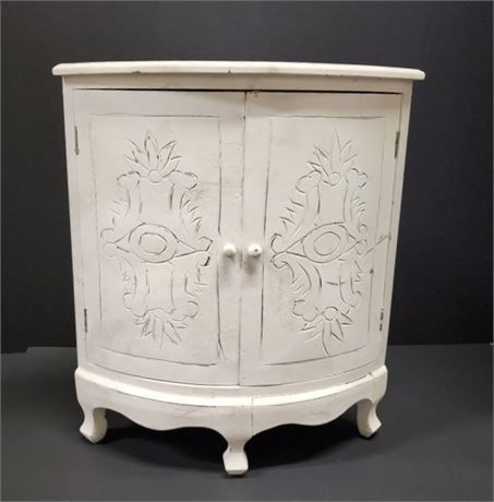 Small Vintage Decorative Corner Cabinet - 13x10x15