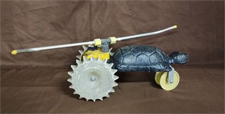 Cast Iron Tractor Turtle Lawn Sprinkler