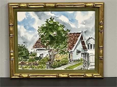 1973 Signed Original Water Color By Fred Klepich - 16x13