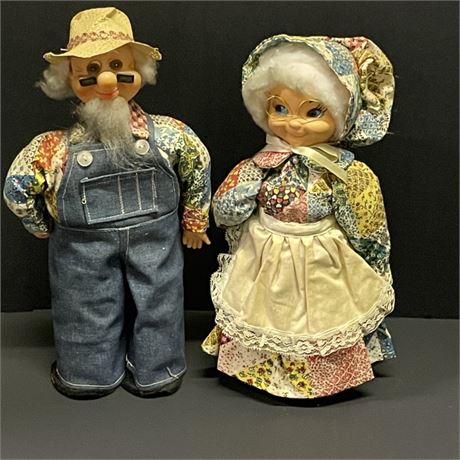 Vintage Nana & Papa Doll Set  - 13"⬆️