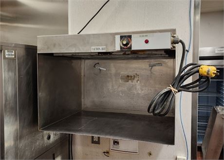 Stainless Wall Mount Warming Cabinet - 28x20x20