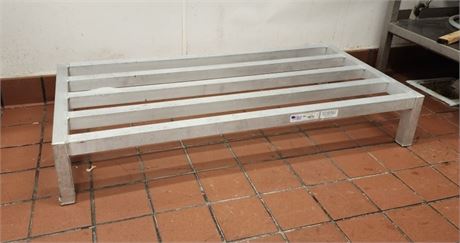 Food Safe Aluminum Floor Rack - 48x24x8