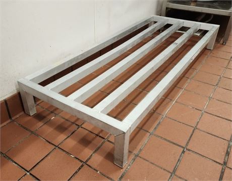 Food Safe Aluminum Floor Rack - 60x24x8