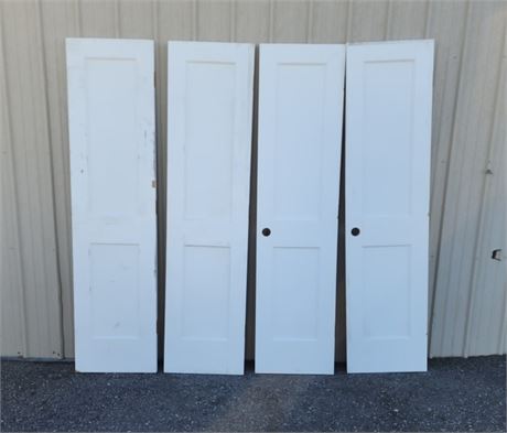 4- Primed Solid Wood Interior Doors - 20x81