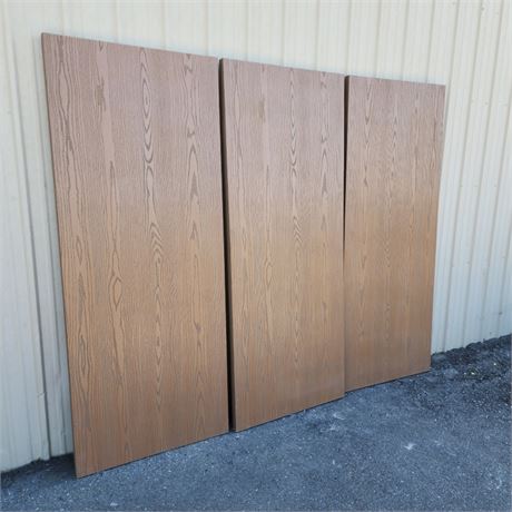 3-Masonite Legacy Oak Door Slabs - 31.5x80