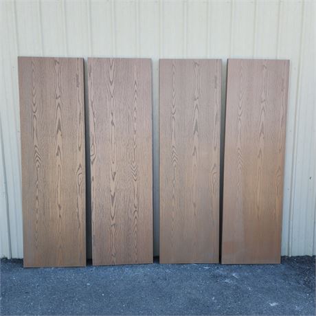 4- Masonite Legacy Oak Door Slabs - 24x80