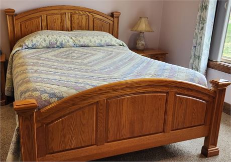 Nice Queen Sleep by Number Mattress/Headboard/Footboard w/ Remote