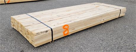 2x4x8 Lumber - 50pcs. (Bunk #8)