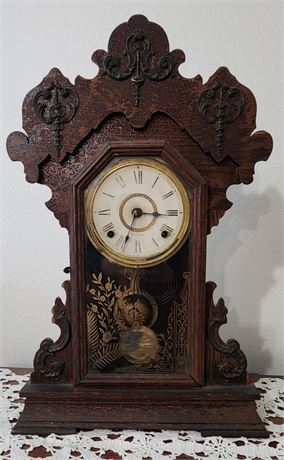 🕰️Antique Seth Thomas Mantle Clock w/ Keys - 15x5x23