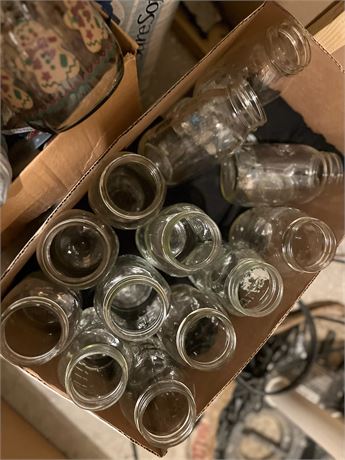 Box of Kerr & Ball Canning Jars - 36 Jars