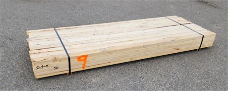 2x4x8 Lumber - 50pcs. (Bunk #9)