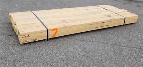 2x6x8 Lumber - 28pcs. (Bunk #7)