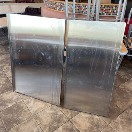 Stainless Counter Top Pair - 41x21 and 41x29