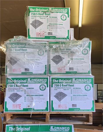 Pallet of Vents - 8 Boxes of 6