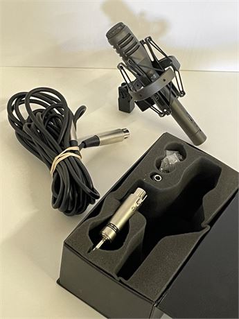 Audio-Technica Microphone with Case & Components