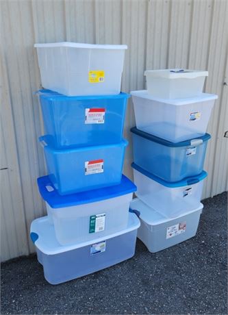 Assorted Size Totes and Lids