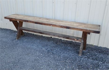 Classice Weather Wood Bench - 66"➡️