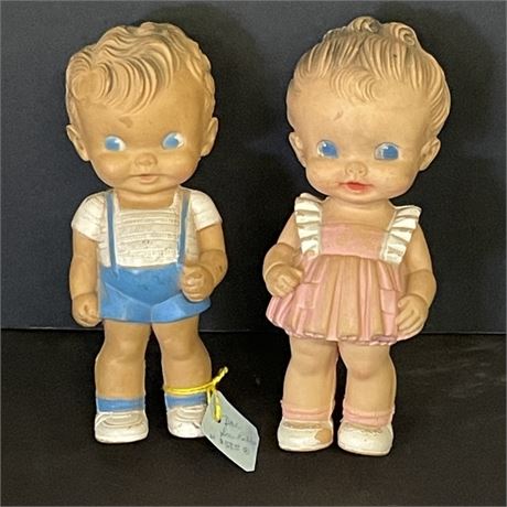 Antique Doll Pair