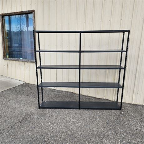 Metal Storage Shelving Unit - 72x11x66