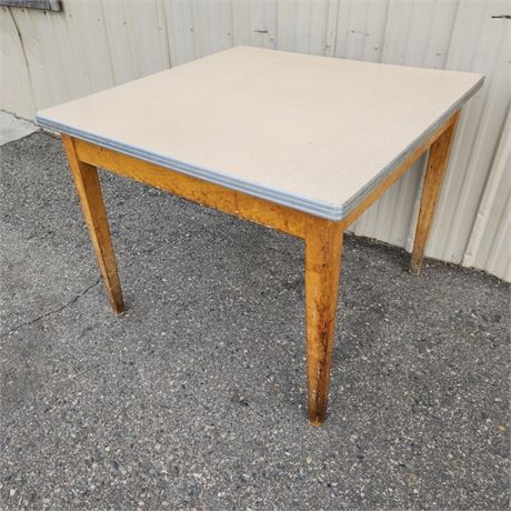 Vintage Wood Table - 36x36