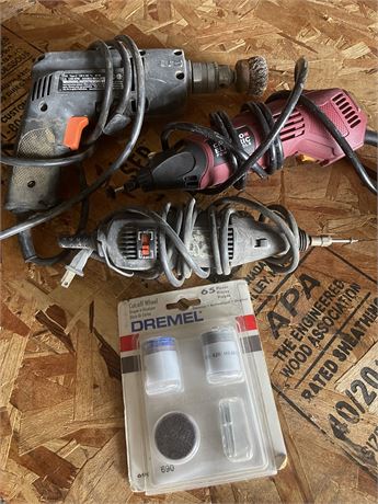 Dremel tools and drill