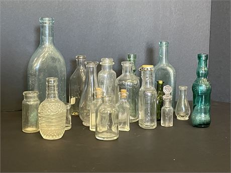 Assorted Vintage Collectible Bottles