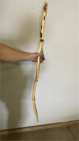 64" Diamond Willow Walking Stick