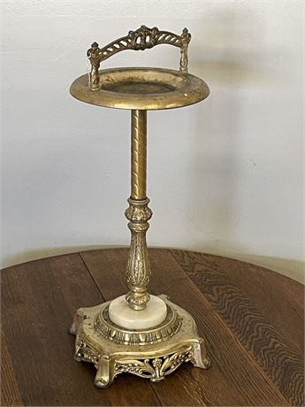 Antique Standing Metal Ashtray - 27"⬆️