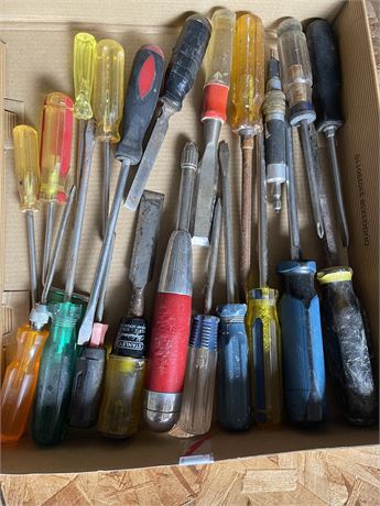 Box of screwdrivers