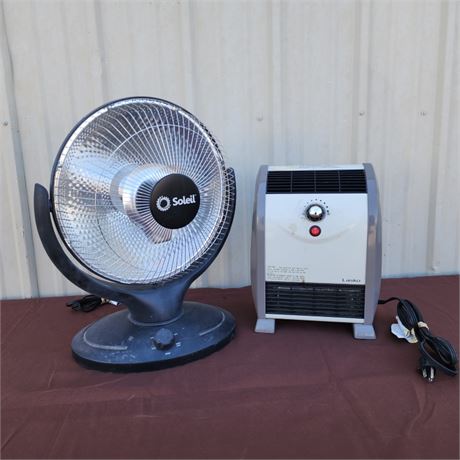 Portable Plug-In Heater Pair