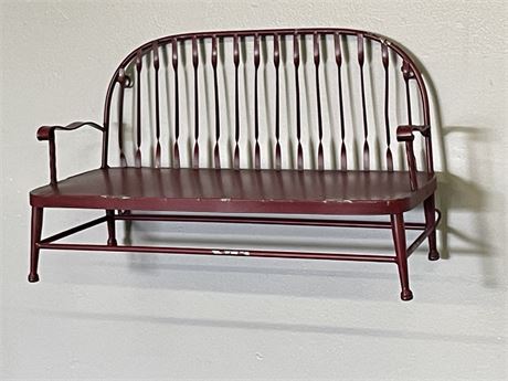 Antique Metal Doll Bench - 22"x13"