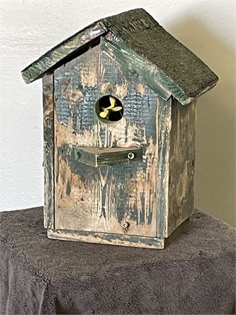 Vintage Bird House - 9x7x12