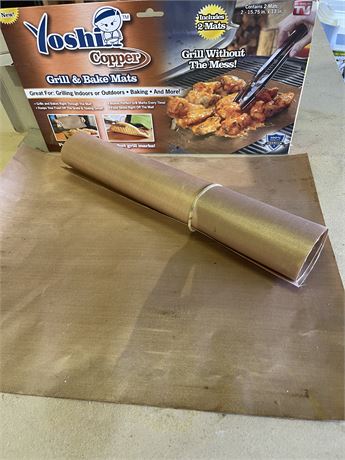 Copper grill and bake mats