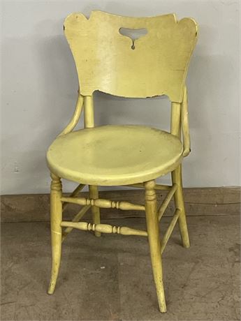 Vintage Painted Wood Chair