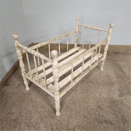 Antique Baby Crib - 14x28x30