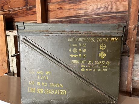 1500 cartridges 7.62mm NATO Ammo Box
