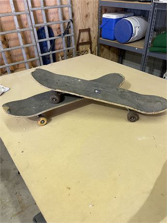 Two skateboards